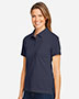 Harriton M200W Women 6 Oz. Ringspun Cotton Pique Short-Sleeve Polo