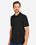Harriton M205P Men's Valiant Cotton Snag Protect Pocket Polo