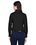 Harriton M500W Women Easy Blend Long-Sleeve Twill Shirt With Stain-Release