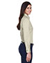 Harriton M500W Women Easy Blend Long-Sleeve Twill Shirt With Stain-Release