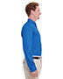 Harriton M581 Men Foundation 100% Cotton Long-Sleeve Twill Shirt With Teflon 