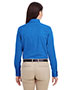 Harriton M581W Women Foundation 100% Cotton Long-Sleeve Twill Shirt With Teflon 