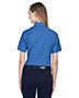 Harriton M600SW Women Short-Sleeve Oxford With Stain-Release