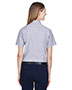 Harriton M600SW Women Short-Sleeve Oxford With Stain-Release