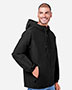 Harriton M73 Unisex Flex Twill Hooded Jacket