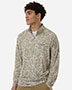 HUK H1200720 Men's Airweight KC Printed Quarter-Zip Pullover