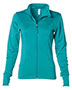 Independent Trading Co. EXP60PAZ Women 's Poly-Tech Full-Zip Track Jacket