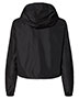 Independent Trading Co. EXP64CRP Women 's Lightweight Quarter-Zip Pullover Crop Windbreaker