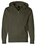Independent Trading Co. IND4000Z Men Heavyweight Full-Zip Hooded Sweatshirt