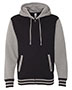 Independent Trading Co. IND45UVZ Men Heavyweight Varsity Full-Zip Hooded Sweatshirt