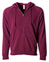 Independent Trading Co. PRM33SBZ Women Special Blend Raglan Full-Zip Hooded Sweatshirt