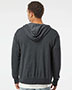 Independent Trading Co. PRM90HTZ Men Heathered French Terry Full-Zip Hooded Sweatshirt