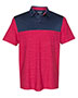 Izod 13GG004 Men Colorblocked Space-Dyed Polo
