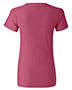 J America 8169 Women's V-Neck Slub T-Shirt