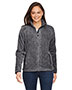 J America 8463 Women J-America Ladies Boundary Shag Full Zip Top