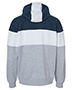 J America 8644JA  Men's Varsity Pullover Hooded Sweatshirt