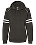 J America 8645 Women J-America Ldy Varsity Fleece Hooded Pullover