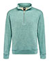 J. America 8741 Unisex Electric Fleece Quarter-Zip Sweatshirt
