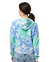 J America 8853JA Ladies' Triblend Cropped Hooded Sweatshirt