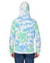 J America 8861JA  Adult Tie-Dye Pullover Hooded Sweatshirt