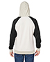 J America 8886JA  Unisex Vintage Tricolor Hooded Sweatshirt