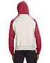 J America J8885 Men Vintage Heather Pullover Hood