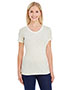 J America JA8136 Women Glitter V-Neck T-Shirt