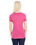 J America JA8136 Women Glitter V-Neck T-Shirt