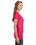 J America JA8169 Ladies' V-Neck Slub T-Shirt