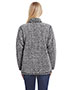 J America JA8451 Women Epic Sherpa Quarter-Zip