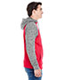 J America JA8612 Men Colorblock Cosmic Pullover Hood