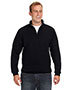 J America JA8634 Men Heavyweight Fleece Quarter-Zip