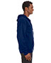 J America JA8821 Men Premium Full-Zip Fleece Hood