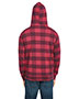 J America JA8871 Men Triblend Pullover Fleece Hood