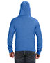 J America JA8872 Men Triblend Full-Zip Fleece Hood