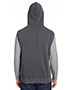 J America JA8877 Men Triblend Fleece Sleeveless Hooded Sweatshirt