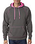 J America J8883 Adult Shadow Hooded Fleece