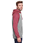 J America JA8885 Men Vintage Heather Pullover Hood