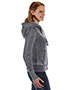 J America JA8913 Women Zen Full-Zip Fleece Hood