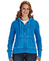 J America JA8913 Women Zen Full-Zip Fleece Hood