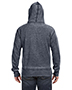 J America JA8916 Men Vintage Zen Full-Zip Fleece Hood