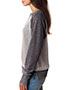 J America J8927 Women Zen Contrast Crew
