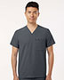 Jaanuu M10001 Men's Holmes Everyday 1-Pocket Scrub V-Neck Top
