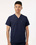 Jaanuu M10002 Men's Platt 3-Pocket Scrub V-Neck Top
