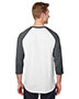 Jerzees 560RR Adult 5.2 oz Premium Blend Ring-Spun Raglan Baseball T-Shirt