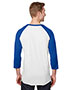 Jerzees 560RR Adult 5.2 oz Premium Blend Ring-Spun Raglan Baseball T-Shirt