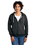 Jerzees 92WR Ladies' Snow Heather Full-Zip Hooded Sweatshirt