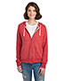 Jerzees 92WR Ladies' Snow Heather Full-Zip Hooded Sweatshirt