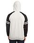 Jerzees 97CR  Unisex NuBlend Varsity Color-Block Hooded Sweatshirt