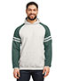 Jerzees 97CR  Unisex NuBlend Varsity Color-Block Hooded Sweatshirt